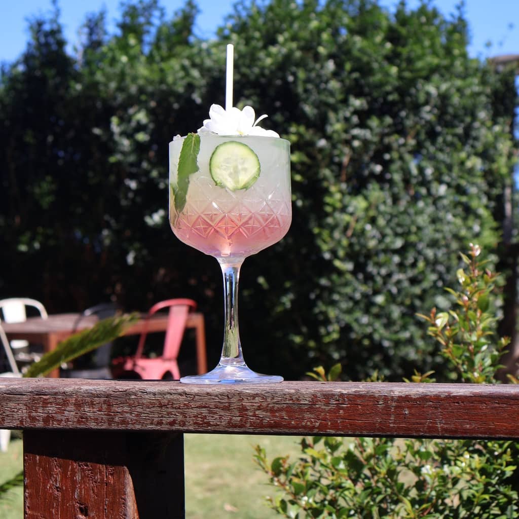 Cocktail being prepared at Harvest Milton bar