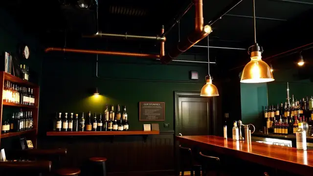 Inside the bar at Harvest Milton