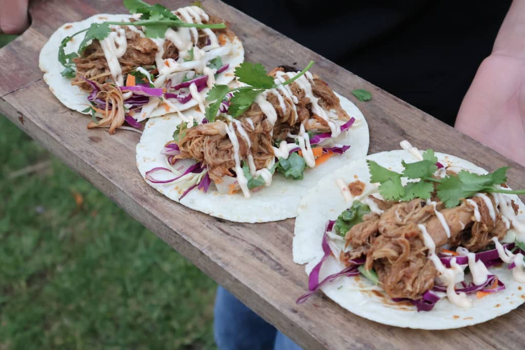 Tacos section at Harvest Milton
